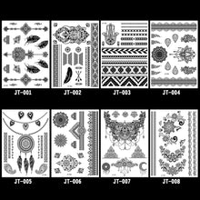 Load image into Gallery viewer, Creative Black Lace Tattoo Applique Arm Sexy Black and White Lace Tattoo Sticker Fashion Body Arm Flower Tattoo Stickers