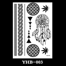 Load image into Gallery viewer, Creative Black Lace Tattoo Applique Arm Sexy Black and White Lace Tattoo Sticker Fashion Body Arm Flower Tattoo Stickers