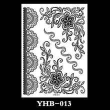 Load image into Gallery viewer, Creative Black Lace Tattoo Applique Arm Sexy Black and White Lace Tattoo Sticker Fashion Body Arm Flower Tattoo Stickers