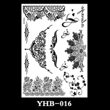 Load image into Gallery viewer, Creative Black Lace Tattoo Applique Arm Sexy Black and White Lace Tattoo Sticker Fashion Body Arm Flower Tattoo Stickers