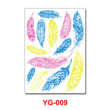 Load image into Gallery viewer, Creative Fluorescent Flower Arm Tattoo Stickers Face Stickers Waterproof Feather Geometric Butterfly Luminous Arm Tattoo Stickers