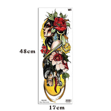 Load image into Gallery viewer, Large Size Beauty Beast Full Arm Tattoo Stickers Flower Arm Environmental Protection Personality Full Arm Flower Arm Tattoo Stickers