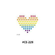 Load image into Gallery viewer, Temporary Rainbow Tattoo Stickers Gradient Colorful Butterfly Rainbow Face Tattoo Stickers Body Stickers Face Tattoo Stickers