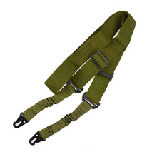 Load image into Gallery viewer, Double Point Tactical Gun Rope Waterproof Nylon Rifle Shotgun Gun Airsoft Accessories Outdoor Adjustable Shoulder Strap Rope