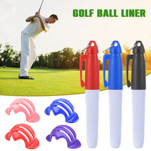 Load image into Gallery viewer, Golf Ball Alignment Tool With 2 Pens Wear Resistance Drawing Marking Liner Improve Golf Putting Accuracies Equipment