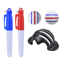 Load image into Gallery viewer, Golf Ball Alignment Tool With 2 Pens Wear Resistance Drawing Marking Liner Improve Golf Putting Accuracies Equipment