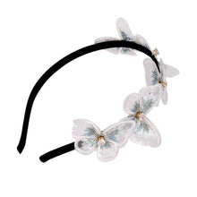 Load image into Gallery viewer, Women Hair Hoops Three-dimensional Butterfly Headband Pearl Hairband Vintage Simple Hair Hoops Hair Accessories
