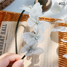 Load image into Gallery viewer, Women Hair Hoops Three-dimensional Butterfly Headband Pearl Hairband Vintage Simple Hair Hoops Hair Accessories