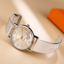 Load image into Gallery viewer, Fashion Women Watch Luxury Steel Band Ladies Quartz Big Dial Wrist Watch