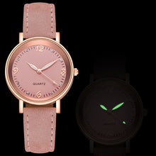 Load image into Gallery viewer, Casual Luminous Women Watch Leather Bracelet Quartz Wrist Watches