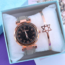 Load image into Gallery viewer, Fashion Women Watch Starry Sky Dial Ladies Quartz Watches Bracelet Set