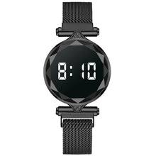 Load image into Gallery viewer, Fashion Women Watch LED Digital Display Watch Luxury Stainless Steel Ladies Wristwatch