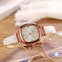 Load image into Gallery viewer, Retro Women Quartz Watch Luxury Leather Strap Square Watch Fashion Wristwatch