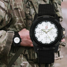 Load image into Gallery viewer, Men Military Quartz Watch Nylon Army Watches Canvas Strap Casual Sports Wristwatch