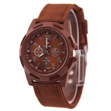 Load image into Gallery viewer, Men Military Quartz Watch Nylon Army Watches Canvas Strap Casual Sports Wristwatch