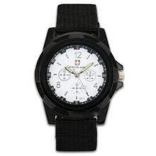 Load image into Gallery viewer, Men Military Quartz Watch Nylon Army Watches Canvas Strap Casual Sports Wristwatch