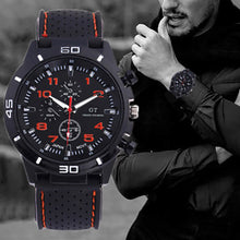 Load image into Gallery viewer, Fashion Men Silicone Bracelet Sports Quartz Watch Wrist Watches