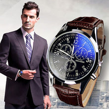 Load image into Gallery viewer, Business Men Watch Leather Bracelet Quartz Watch Casual Sports Watches