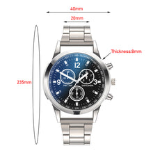 Load image into Gallery viewer, Fashion Men Stainless Steel Quartz Sports Watch Luxury Male Business Wristwatch