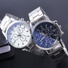 Load image into Gallery viewer, Fashion Men Stainless Steel Quartz Sports Watch Luxury Male Business Wristwatch