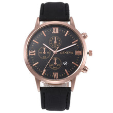 Load image into Gallery viewer, Fashion Men Watch Casual Leather Strap Dial Calendar Quartz Watches