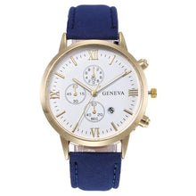 Load image into Gallery viewer, Fashion Men Watch Casual Leather Strap Dial Calendar Quartz Watches