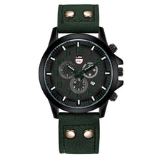 Load image into Gallery viewer, Vintage Classic Men Watch Casual Leather Strap Sports Quartz Watch Calendar Display