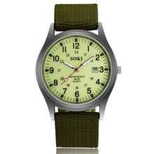 Load image into Gallery viewer, Nylon Army Watch Men Military Quartz Watches Canvas Band Casual Cool Sports Wristwatch