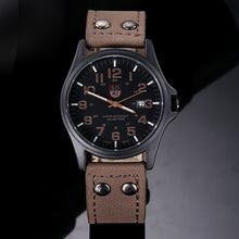 Load image into Gallery viewer, Fashion Men Watch Casual Leather Strap Quartz Watch Calendar Display Sports Watches