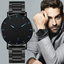 Load image into Gallery viewer, Fashion Men Business Sports Stainless Steel Quartz Watch Male Luxury Wristwatch