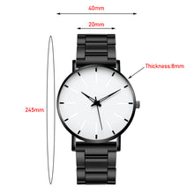 Load image into Gallery viewer, Fashion Men Business Sports Stainless Steel Quartz Watch Male Luxury Wristwatch