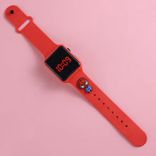 Load image into Gallery viewer, Cute Children Cartoon Watch LED Digital Watch for Boys Girls Gift Life Waterproof
