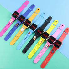 Load image into Gallery viewer, Cute Children Cartoon Watch LED Digital Watch for Boys Girls Gift Life Waterproof