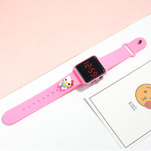 Load image into Gallery viewer, Cute Children Cartoon Watch LED Digital Watch for Boys Girls Gift Life Waterproof