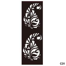 Load image into Gallery viewer, 1Sheet Tattoo Stencils Henna Templates Arm Back Chest Body Art Airbrush Paint Templates Decal DIY Flower Painting