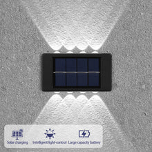 Load image into Gallery viewer, Solar Wall Lights Garden Fence Waterproof Solar Led Light Outdoor Solar Wall Stair Light Courtyard Street Landscape Garden Decor Wall Lamp