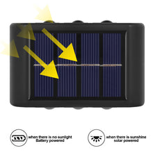 Load image into Gallery viewer, Solar Wall Lights Garden Fence Waterproof Solar Led Light Outdoor Solar Wall Stair Light Courtyard Street Landscape Garden Decor Wall Lamp