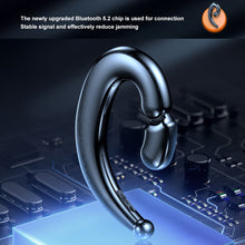 Load image into Gallery viewer, M520 Adjustable Earpiece Wireless Headset Bluetooth 5.2 HD Sound Quality Hifi Stereo Bone Conduction Single Ear Earhook Earphone