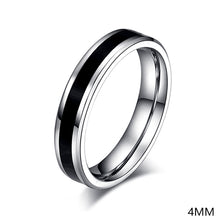 Load image into Gallery viewer, Fashion Titanium steel Ring Hand Jewelry Oil Drip Ring Simple Creative Cool Women's Men's Jewelry Gift