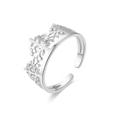 Load image into Gallery viewer, Adjustable Luxsury Fortune Tree Ring Titanium Steel Wedding Engagement Band Ring Women's Men's Jewelry Gift