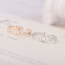 Load image into Gallery viewer, Adjustable Luxsury Crown Ring Titanium Steel Wedding Engagement Band Ring Women's Men's Jewelry Gift