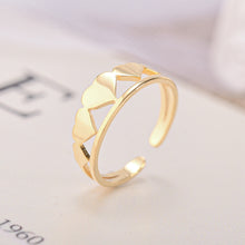 Load image into Gallery viewer, Adjustable Luxsury Love Ring Titanium Steel Wedding Engagement Band Ring Women's Men's Jewelry Gift