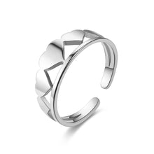 Load image into Gallery viewer, Adjustable Luxsury Love Ring Titanium Steel Wedding Engagement Band Ring Women's Men's Jewelry Gift