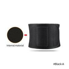 Load image into Gallery viewer, Adjustable Waist Back Support Waist Trainer Sweat Band Wrap Fat Tummy Stomach Sauna Sweat Belt Sport Safe Accessories