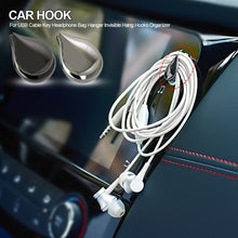 Load image into Gallery viewer, 1Pc Car Clip Auto Fastener Clip Holder Self Adhesive for USB Cable Key Headphone Bag Hanger Invisible Hang Hooks Organizer