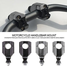 Load image into Gallery viewer, Pair 28mm CNC Aluminum Universal Motorcycle HandleBar Fat Bar Mount Clamps Risers Lifter Dirt Bike Motorcycle 1 1/8" Handlebar