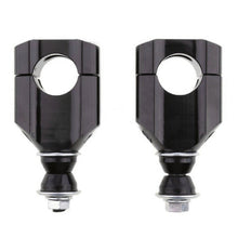 Load image into Gallery viewer, Pair 28mm CNC Aluminum Universal Motorcycle HandleBar Fat Bar Mount Clamps Risers Lifter Dirt Bike Motorcycle 1 1/8" Handlebar