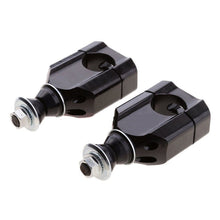 Load image into Gallery viewer, Pair 28mm CNC Aluminum Universal Motorcycle HandleBar Fat Bar Mount Clamps Risers Lifter Dirt Bike Motorcycle 1 1/8" Handlebar