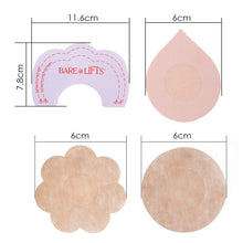 Load image into Gallery viewer, 5 pairs/lot Flower Adhesive Nipple Covers Pads Body Breasts Stickers Disposable Milk Paste Anti Emptied The Chest Paste Bra