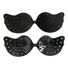 Load image into Gallery viewer, Silicone Push Up Bra Self Adhesive Strapless Invisible Bra Adhesive Breast Pasty Nu Bra Chest Paste Invisible Bra Nipple Pads